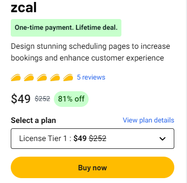 zcal pricing