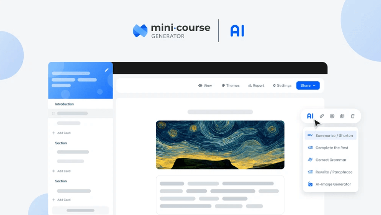 Mini Course Generator Lifetime Deal: AI-Powered Course Builder